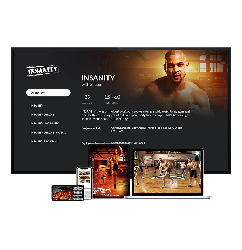 Insanity Digital Purchase